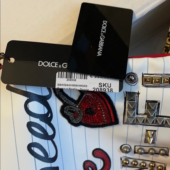 NWT-Dolce & Gabbana Notebook Print Bag - Picture 8 of 9